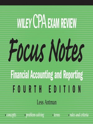 cover image of Wiley CPA Examination Review Focus Notes